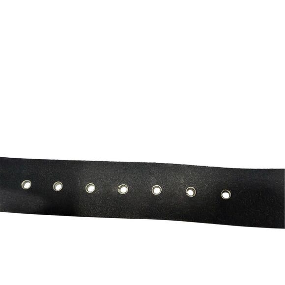 We the Free Leather belt with Chucky silver buckle, 39” long - Picture 5 of 5
